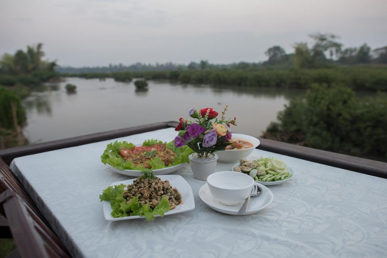 Chanhthida Guesthouse And The River Front Restaurant Ban Khon Exteriér fotografie